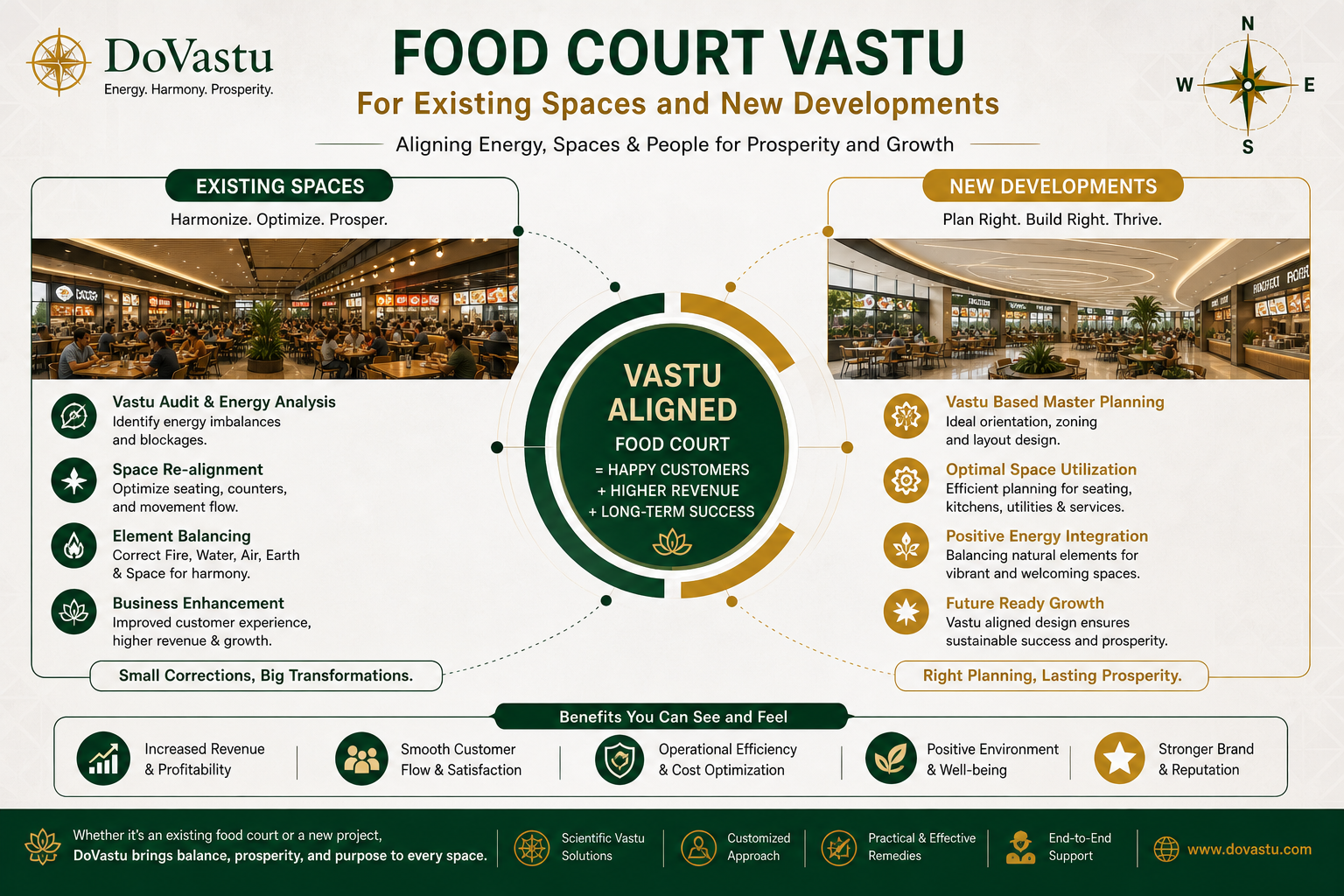 Food court vastu for success